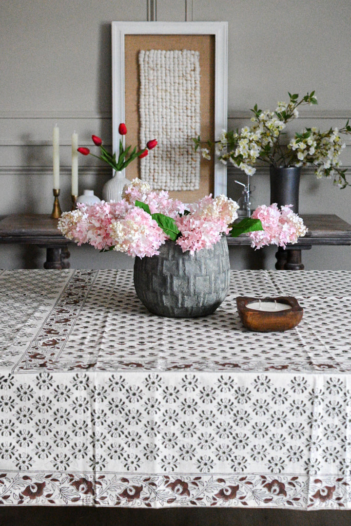 Checkered Stamped Pot