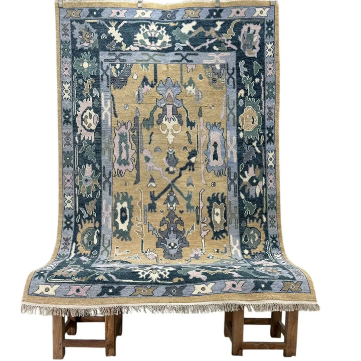 Alexander Hand Knotted Oushak Rug - Maple Village Lane