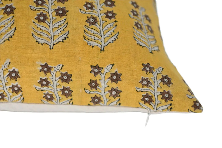 Elodie Block Print Pillow Cover - Maple Village Lane