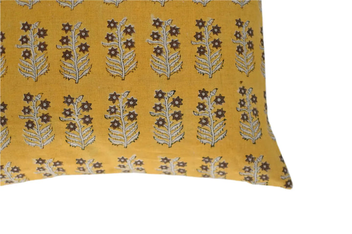Elodie Block Print Pillow Cover - Maple Village Lane