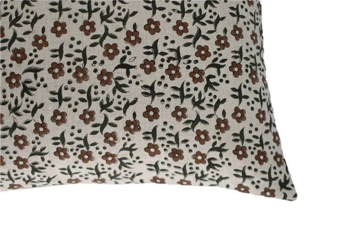 Waldron Block Print Pillow Cover - Maple Village Lane