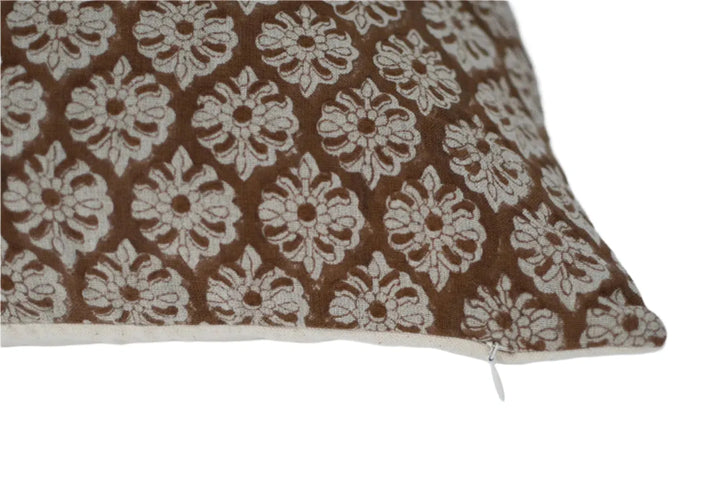 Lucia Block Print Pillow Cover - Maple Village Lane