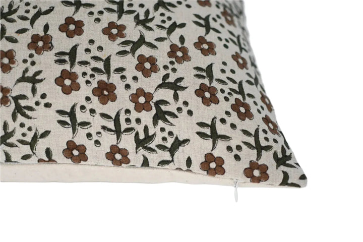 Waldron Block Print Pillow Cover - Maple Village Lane