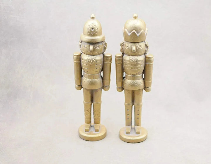 Gold Nutcracker, 2 Styles - Maple Village Lane