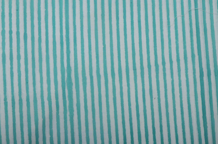 Multicolour Strips indian cotton, Hand stamped printing, by the yard, Indian Fabric, Peace Block Print Fabric, sewing and quilting fabric - Maple Village Lane