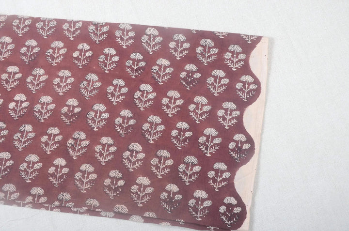 Indian Cotton Block Print Fabric by the Yard -Sewing and Quilting Fabric - Maple Village Lane