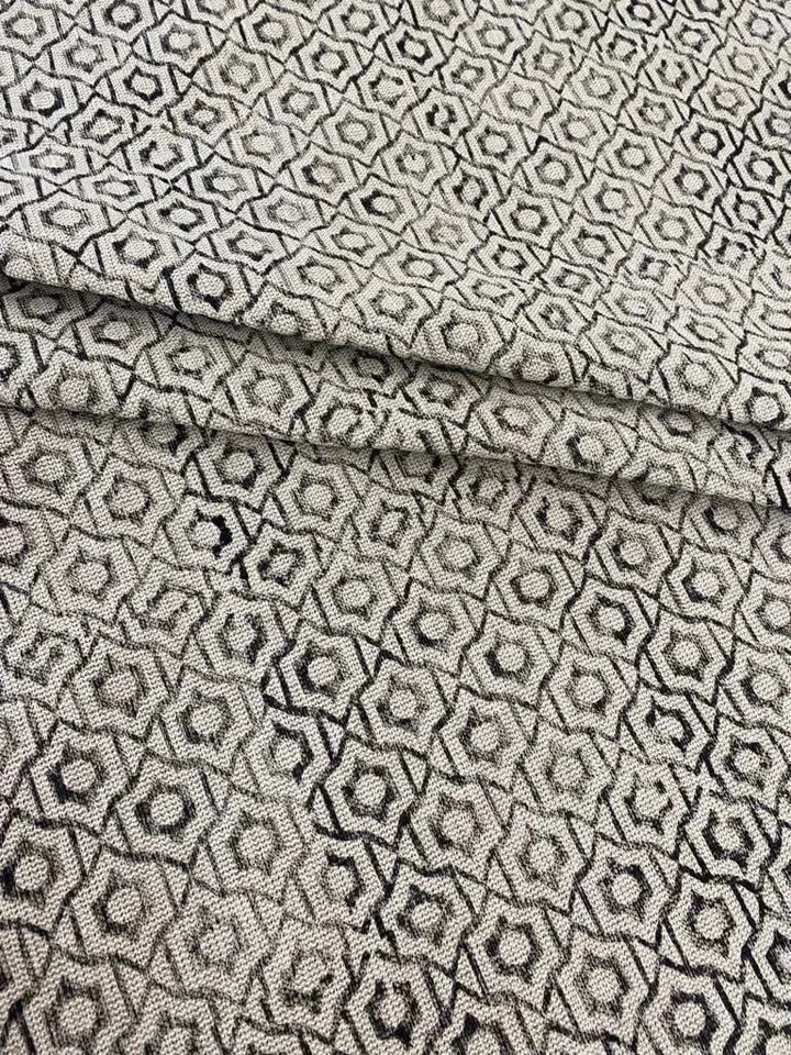 Block Print Handloom Linen Fabric Heavy Linen Fabric - Maple Village Lane