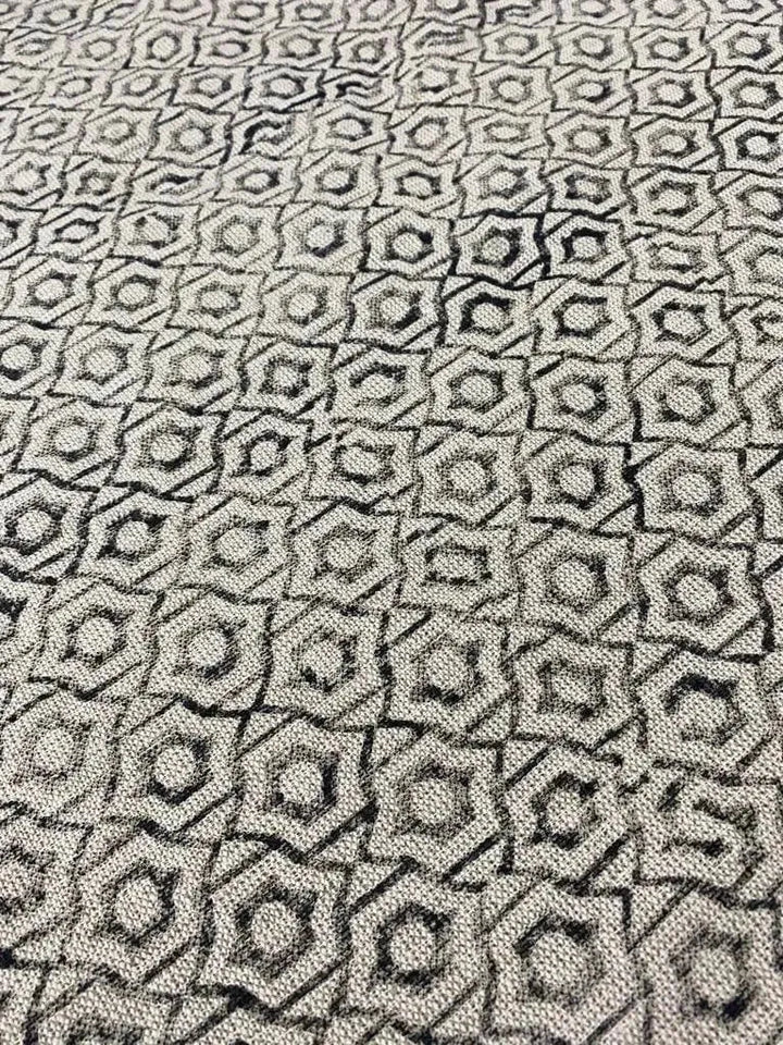 Block Print Handloom Linen Fabric Heavy Linen Fabric - Maple Village Lane