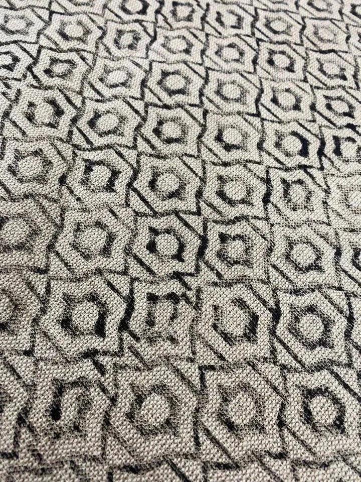 Block Print Handloom Linen Fabric Heavy Linen Fabric - Maple Village Lane