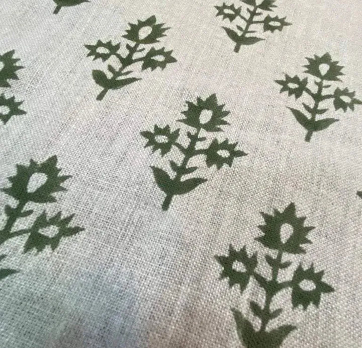 Rody Cross Thick Linen for Upholstery, Drapery Fabric - Maple Village Lane