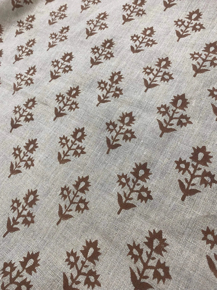 Rody Cross Thick Linen for Upholstery, Drapery Fabric - Maple Village Lane