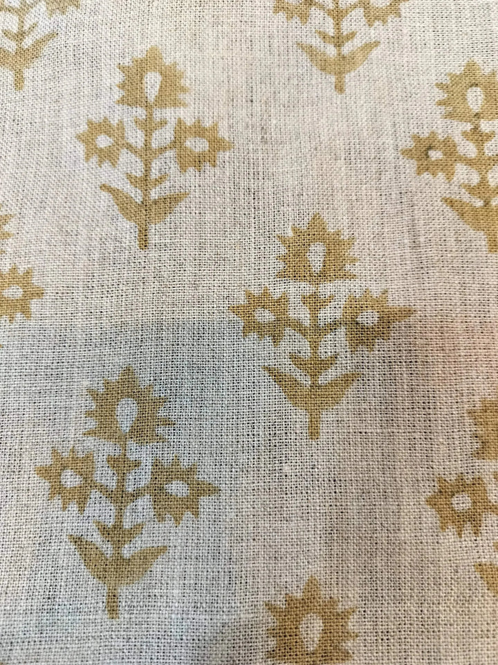 Rody Cross Thick Linen for Upholstery, Drapery Fabric - Maple Village Lane