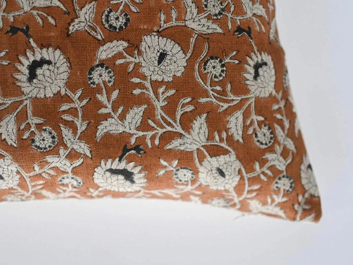 Martha Block Print Pillow Cover - Maple Village Lane