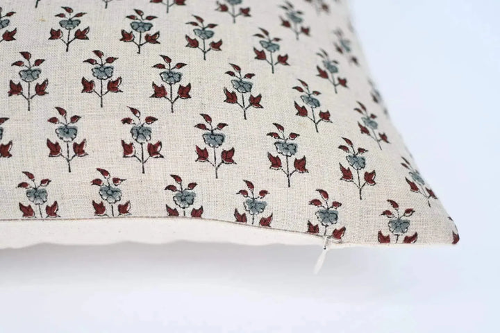 Clara Block Print Pillow Cover - Maple Village Lane