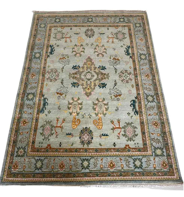 Cole Hand Knotted Oushak Rug