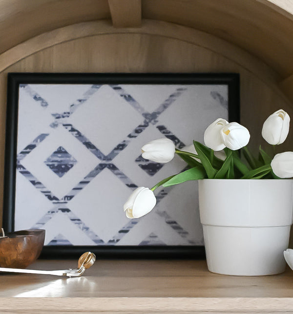 Soft Geometric Textile Wall Art