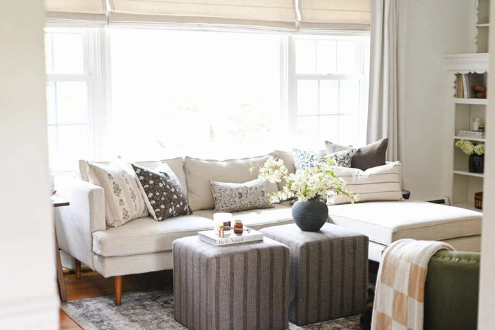 Franny Woven Pillow Cover - Maple Village Lane