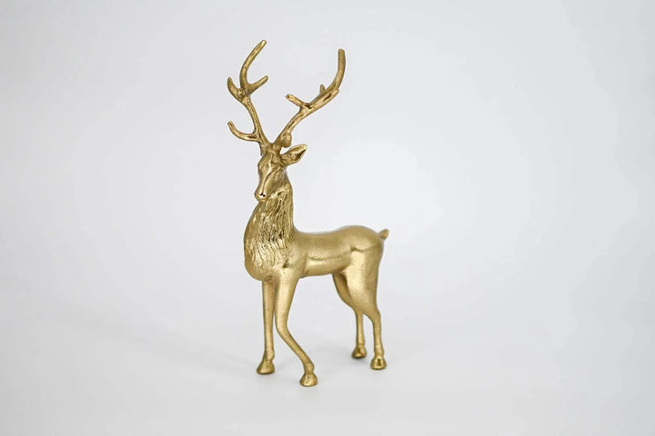 Gold Standing Deer - Maple Village Lane