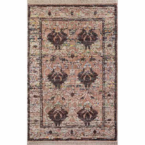 Tribal Motif Jute Blend Rug