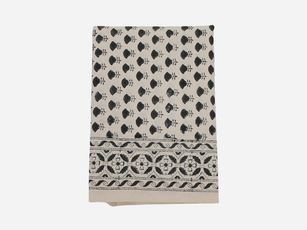 Carly Floral Block Print Tablecloth