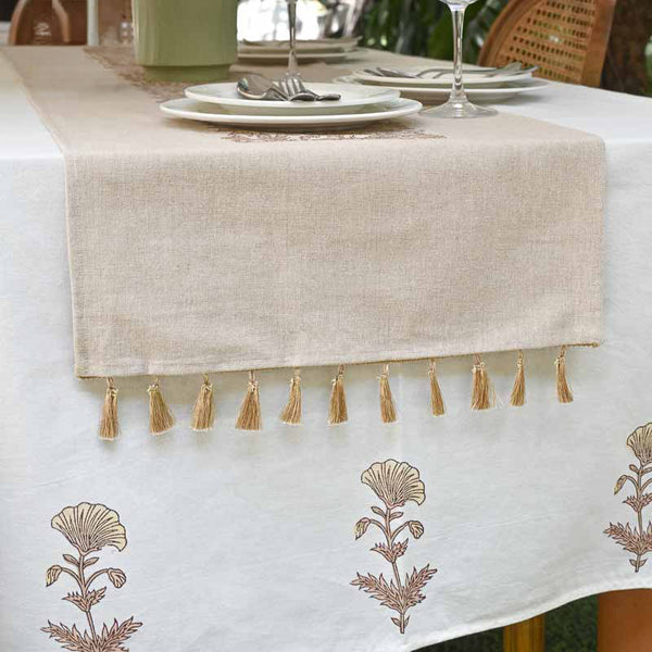 Hadley Hand-Block Printed Table Runner