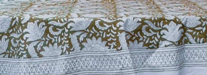 Shop Ivy Floral Block Print Tablecloth Online

