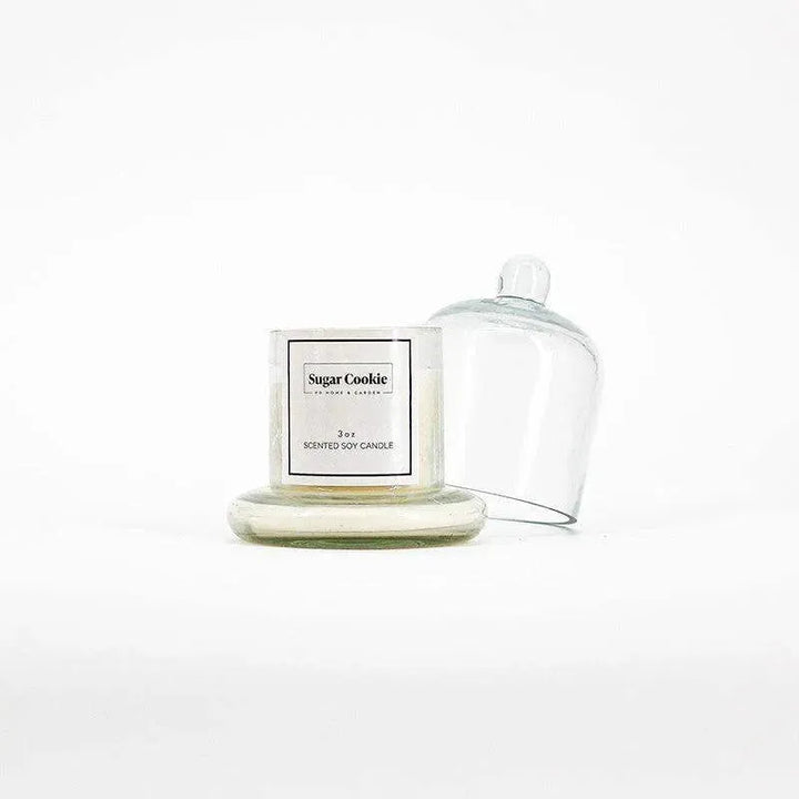 Carrie Glass Candle Cloche - Maple Village Lane