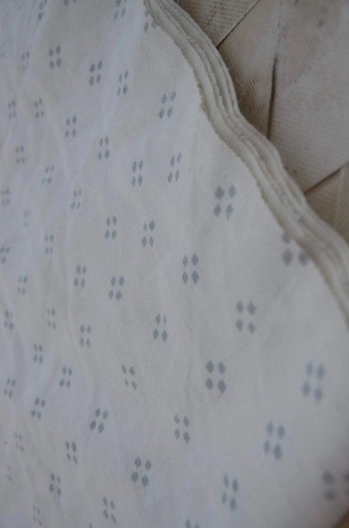 Block Print Cotton Dug Fabric Heavy Cotton Fabric - Maple Village Lane