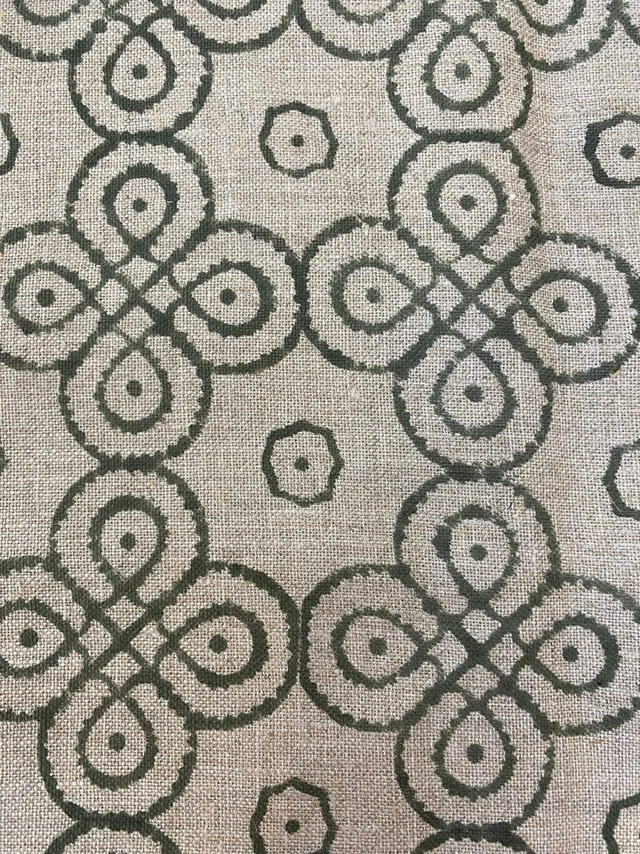 Linen fabric, Fabric by yard, Hand printed fabric, Block Print Fabric, Indian Fabric