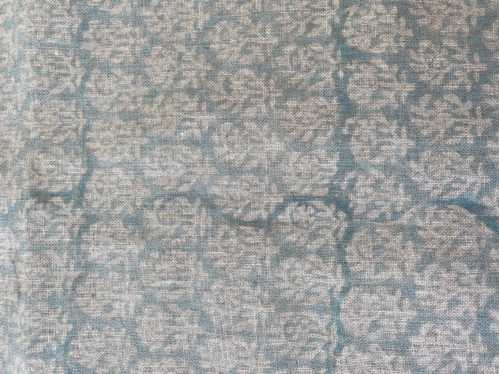 ALOFSH || Indian Hand Block Print Linen Fabric For Interior Design - Maple Village Lane